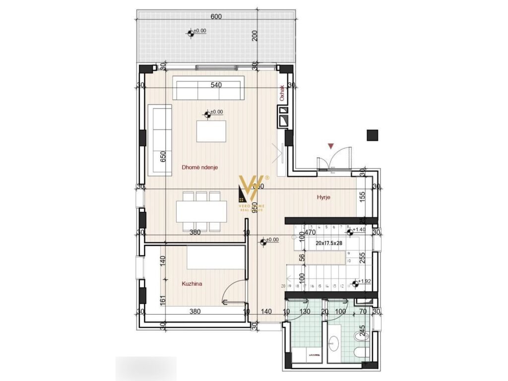 Shitet Vile dy kateshe te Vilat Gjermane , Rruga e Elbasanit 287 m2 3