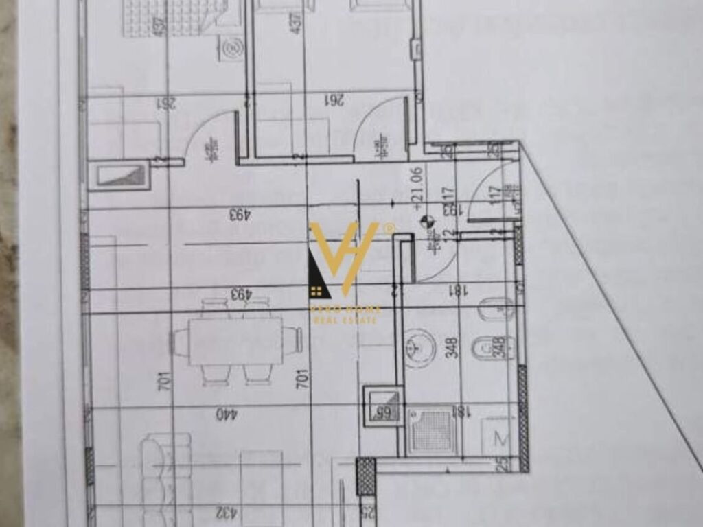 Shitet apartament 2+1 te Pazari i Ri 104 m2