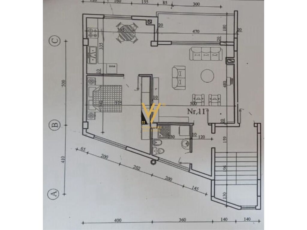 Shiten dy Apartamente 2+1 dhe 1+1+post parkimi te Kopshti Zoologjik 240 m2 3