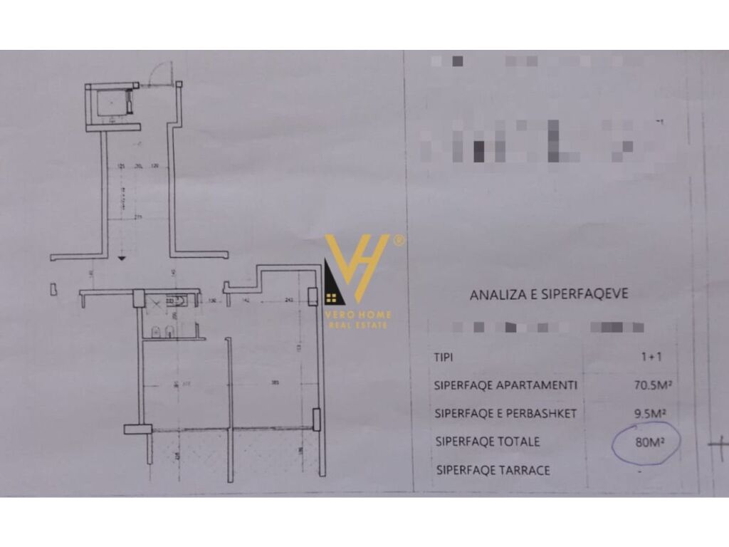 Shitet Apartament 1+1+ballkon pran Marina Bay , Vlore 80 m2
