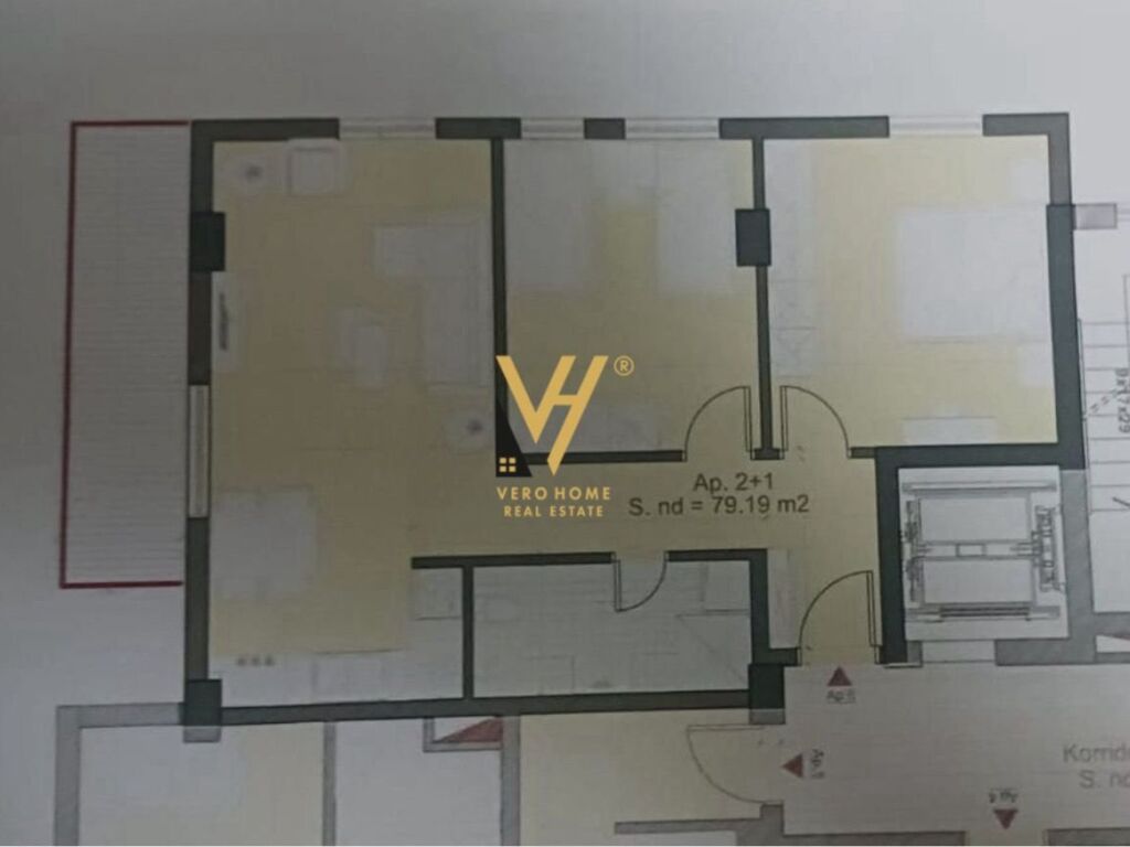 Shitet apartament 2+1 tek Univers City 90 m2