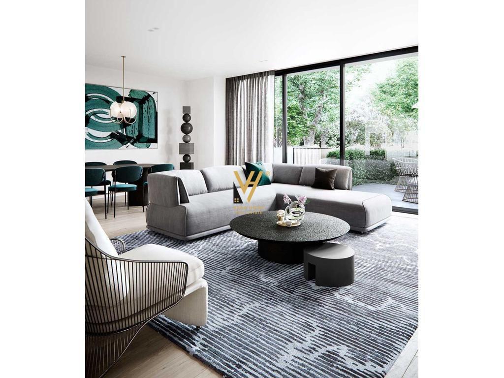 JEPET APARTAMENT 2+1+2+BLK ME QERA TE GARDEN BULIDING 1.500 EURO