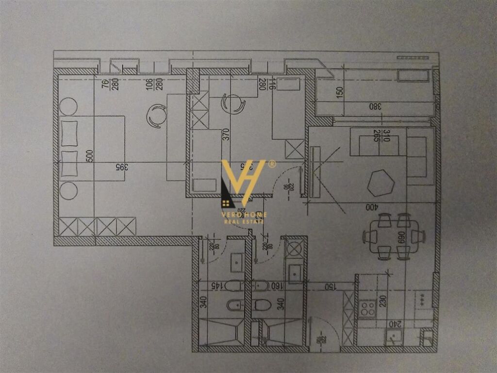 Shitet apartament 2+1+2+blk te Residence Riverside , Bulevardi Gjergji Fishta 113 m2 1