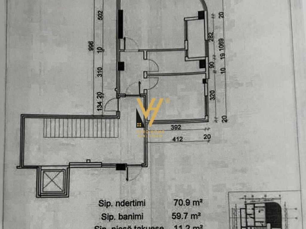 Shitet Apartament 1+1+ballkon te Tregu Elektrik 70 m2 3