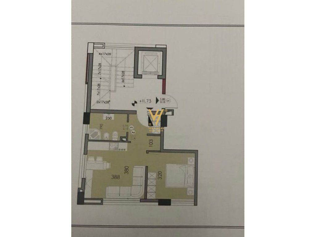 SHITET APARTAMENT 1+1 TE NISHARAKU 150.000 EURO