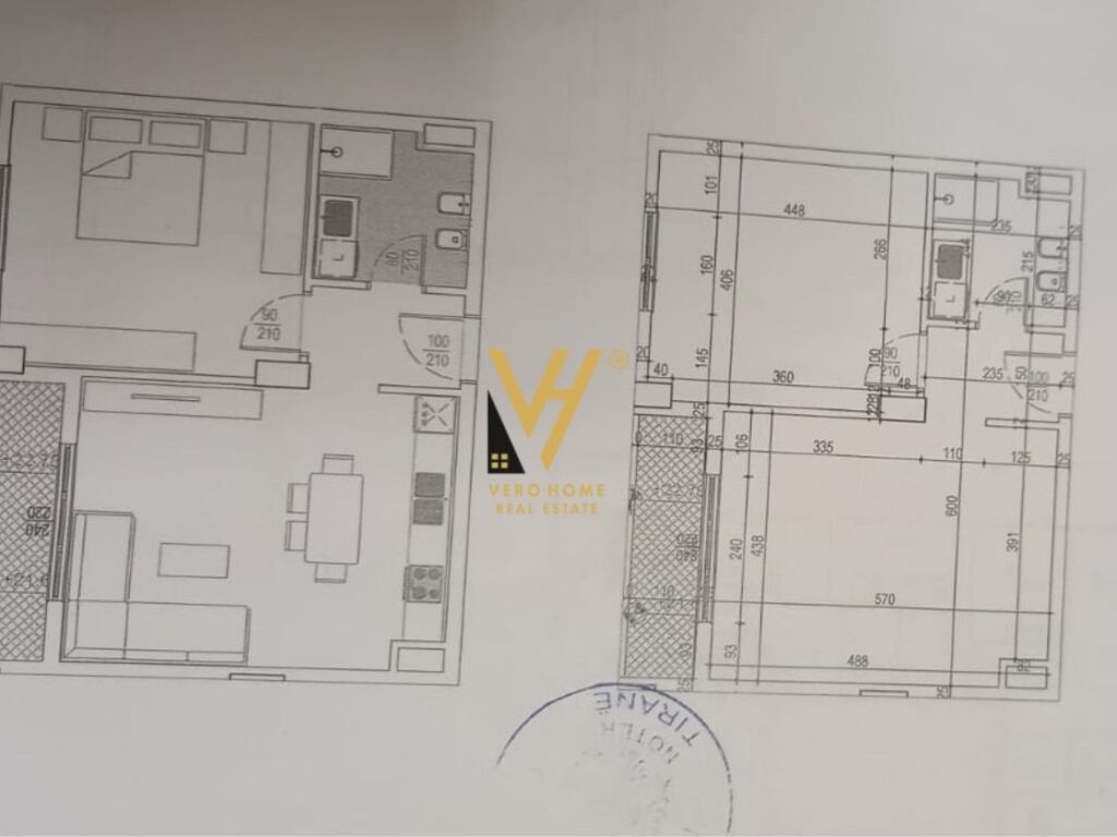 Shitet Apartament 1+1+ballkon te Zogu i Zi 80 m2 1