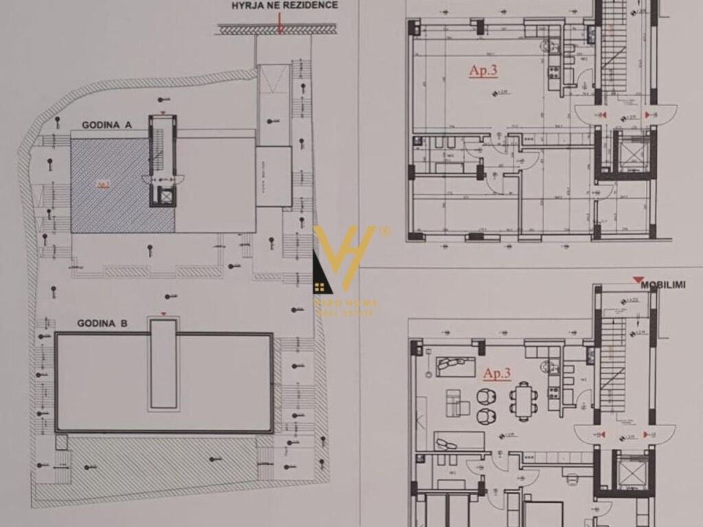 Shitet Apartament 2+1+2 te Kompleksi Altea , ne Sauk 143 m2