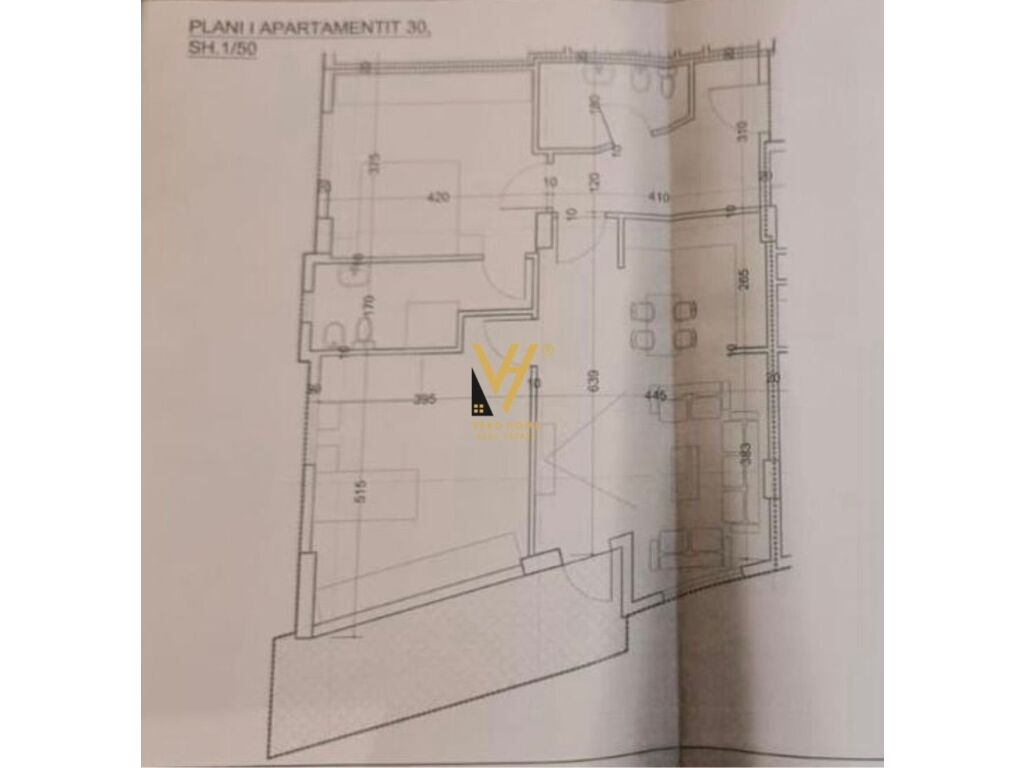 Shitet Apartament 2+1+2+post parkimi te Kafja e Rremes 113 m2