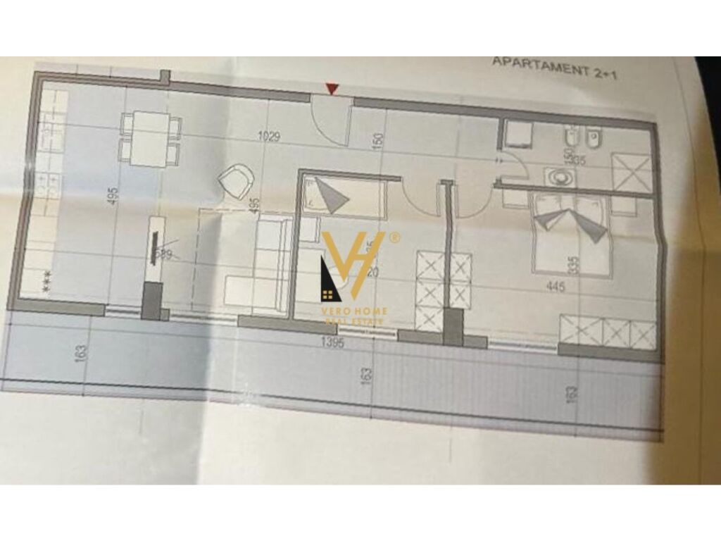Shitet apartament 2+1 te Kompleksi Univers City 115 m2