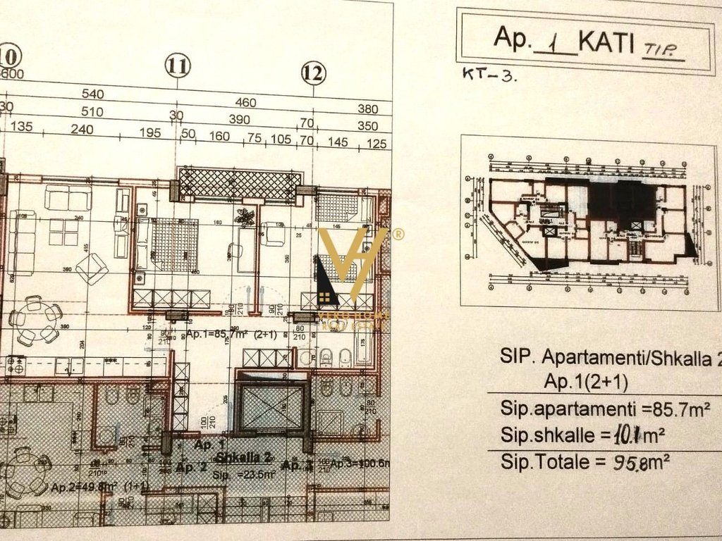 SHITET APARTAMENT 2+1 NE KAMEZ 79.000 EURO