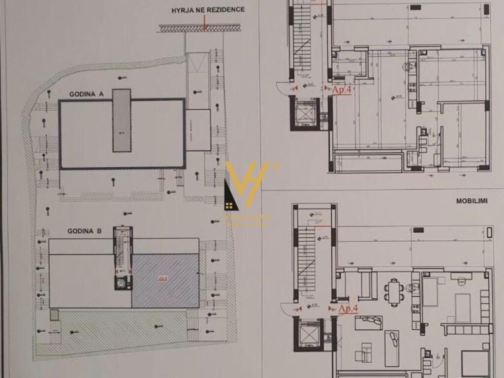 Shitet Apartament 2+1+2 te Kompleksi Altea , ne Sauk 126 m2