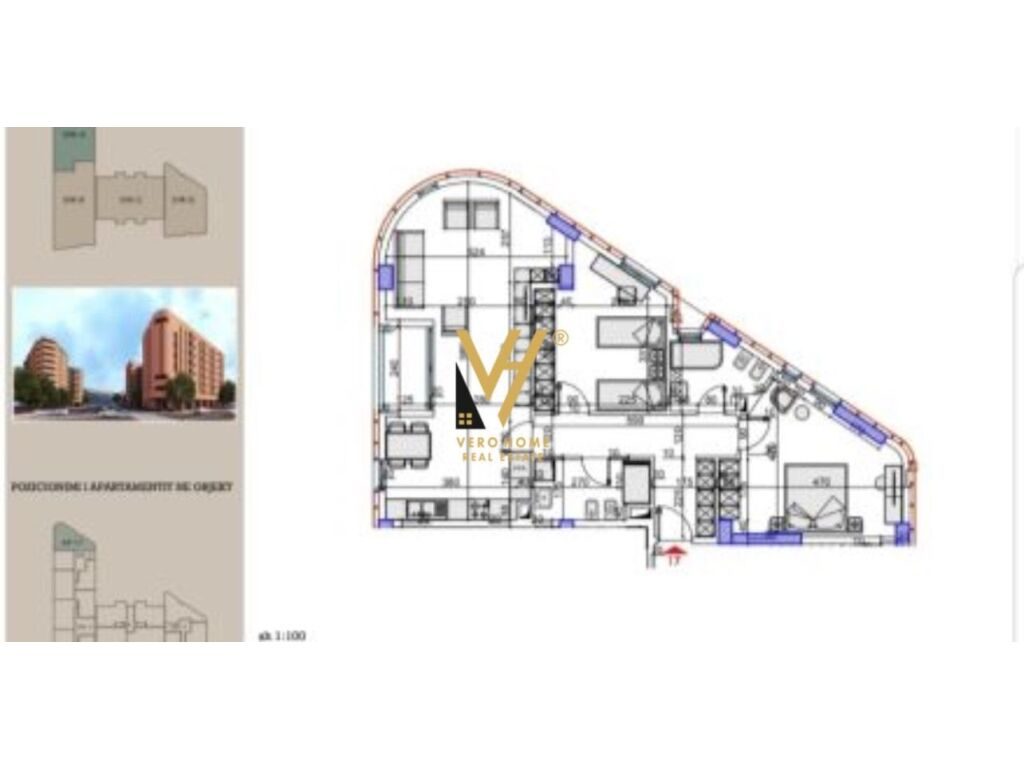 Jepet Zyre me qera te Kompleksi Oasis , Unaza e Re 130 m2 1