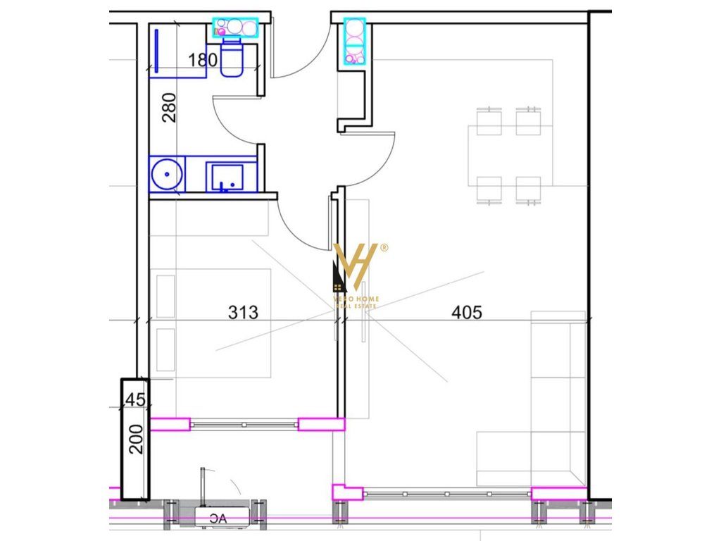 SHITET APARTAMENT 1+1 TE UNITED TOWERS, KOMUNA E PARISIT 190.500 EURO 3