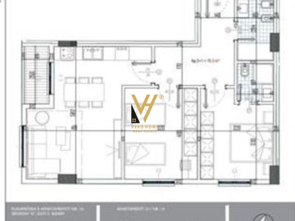 Shitet Apartament 2+1+2+ballkon ne Paskuqan 88 m2 3