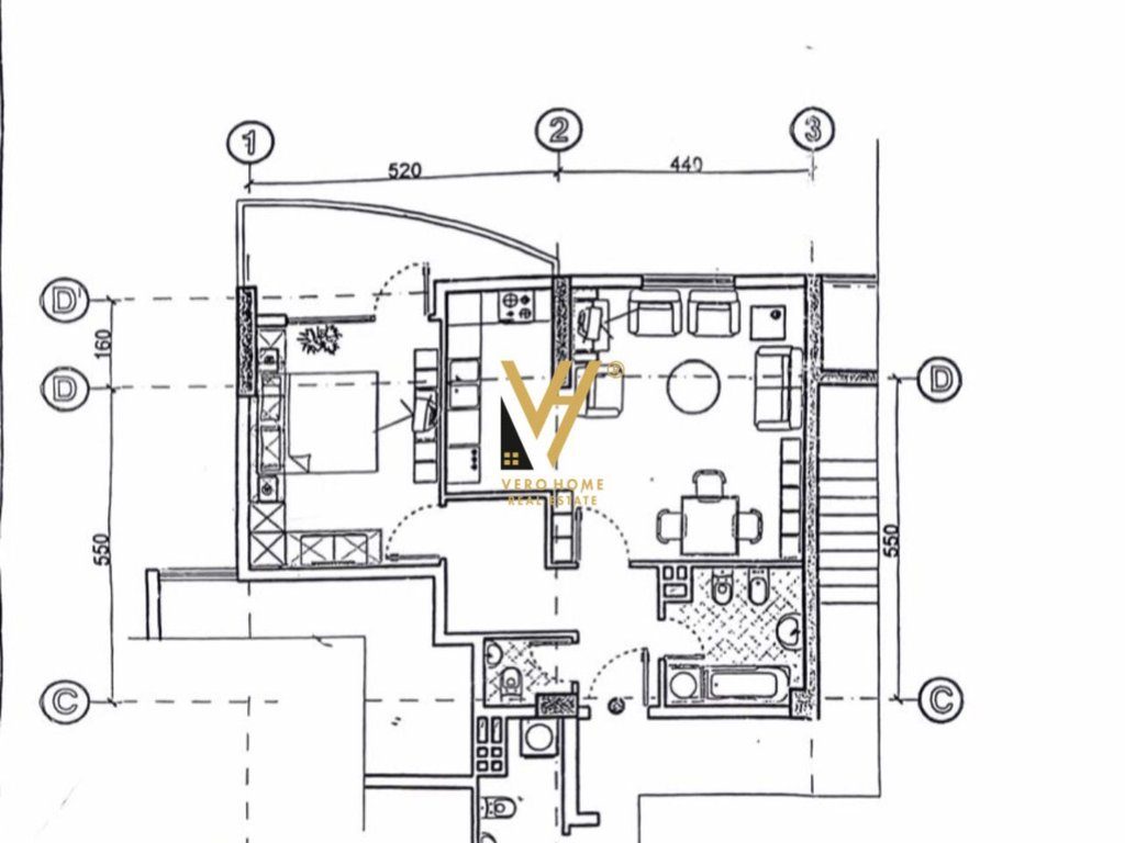 SHITET APARTAMENT 1+1 TE ISH-STACIONI I TRENIT 16.500.000 LEKE 3