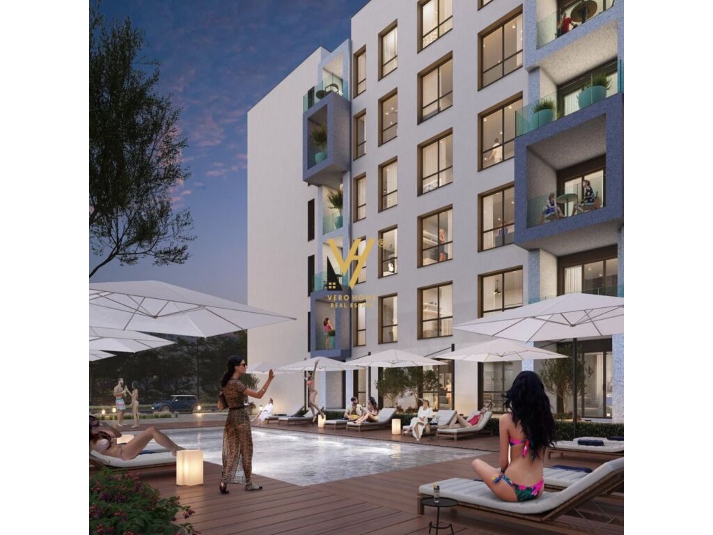 Shitet Apartament 1+1+ballkon ne Golem , Kompleksi South Shore Rezidence 51 m2