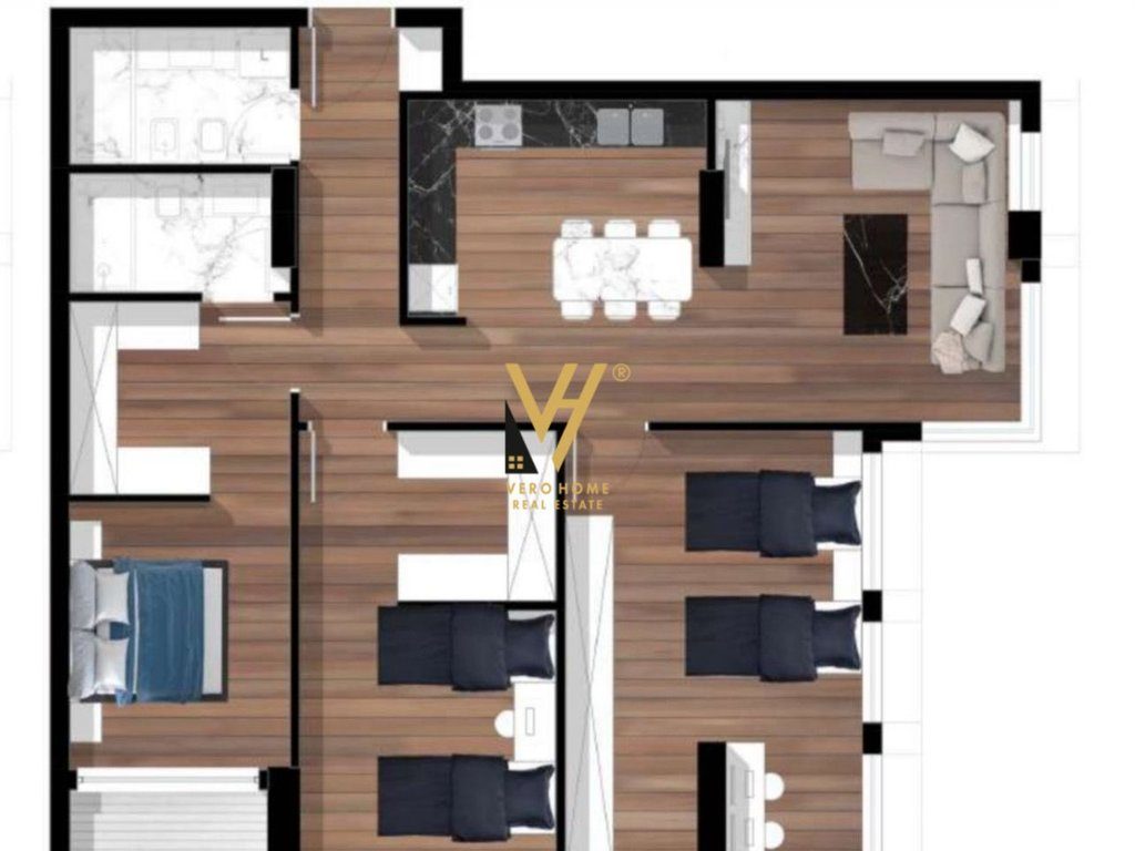 SHITET APARTAMENT 3+1+2+BLK TEK UNICO RESIDENCE, BLLOK 671.500 EURO 2