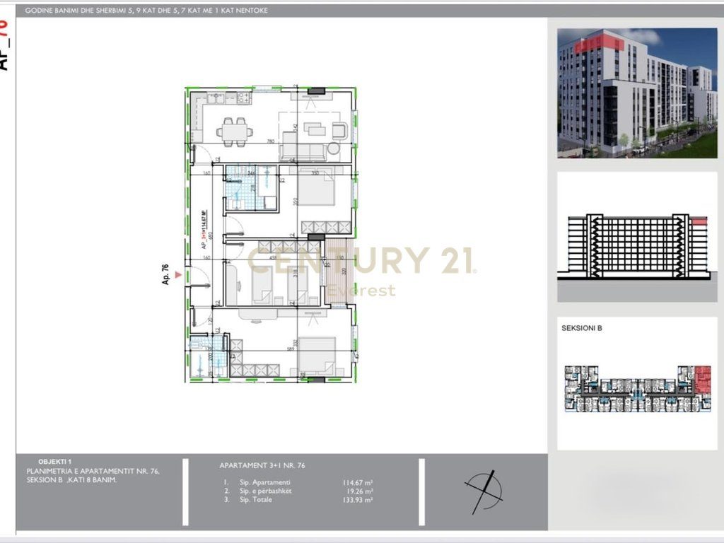 KAMEZ, 3+1 APARTMENT FOR SALE!