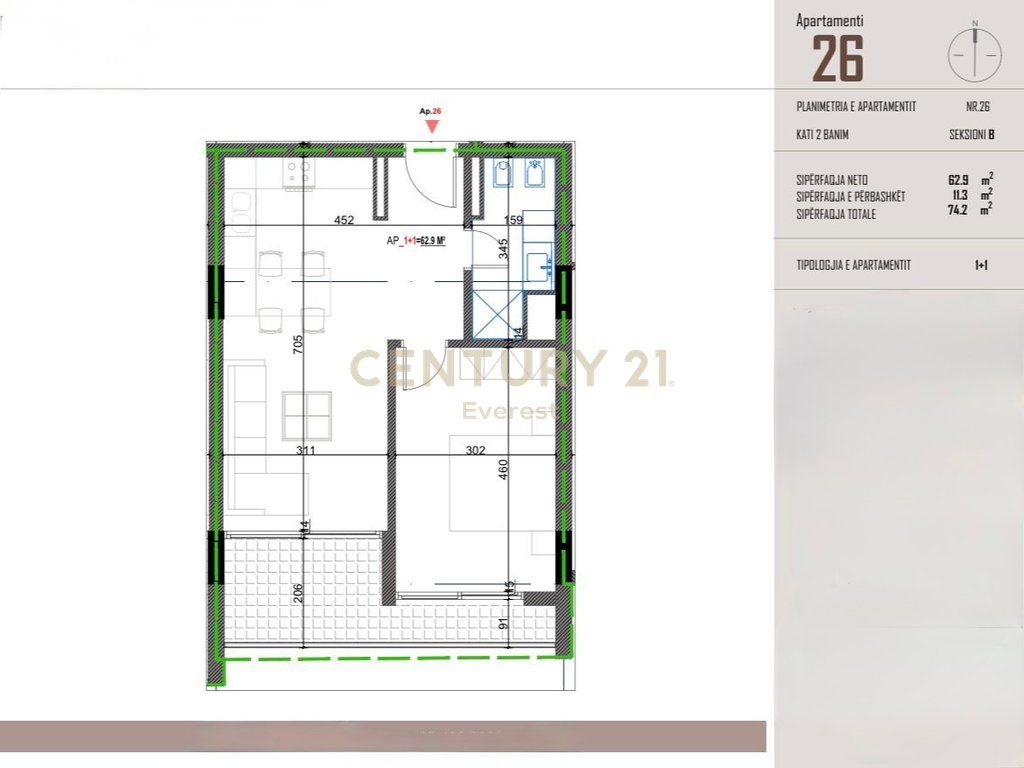 ORIKUM, 1+1 APARTMENT FOR SALE 2