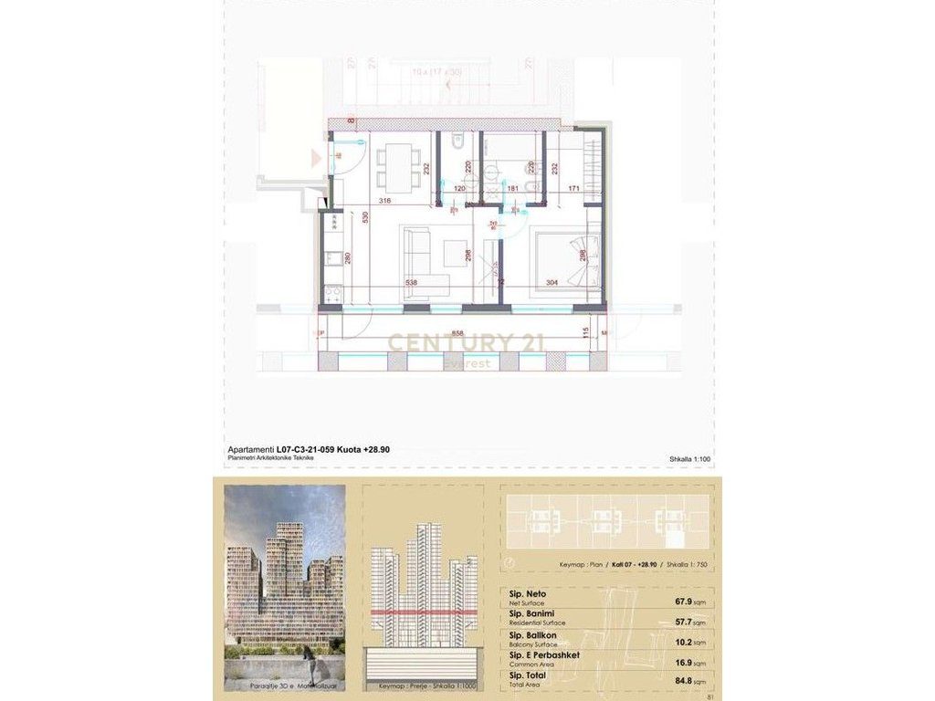 ZOGU I ZI, 1+1 APARTMENT FOR SALE