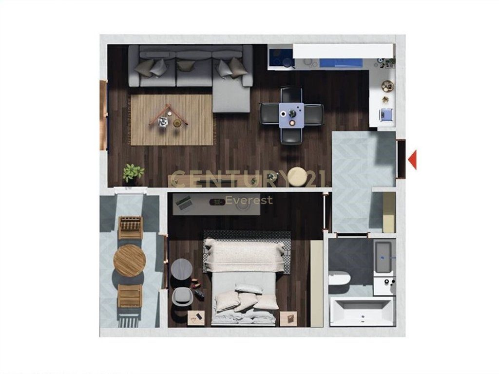 KAMEZ, APARTMENT 1+1 FOR SALE 2