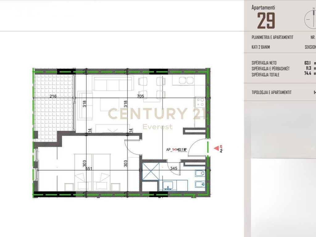 ORIKUM, 1+1 APARTMENT FOR SALE 3