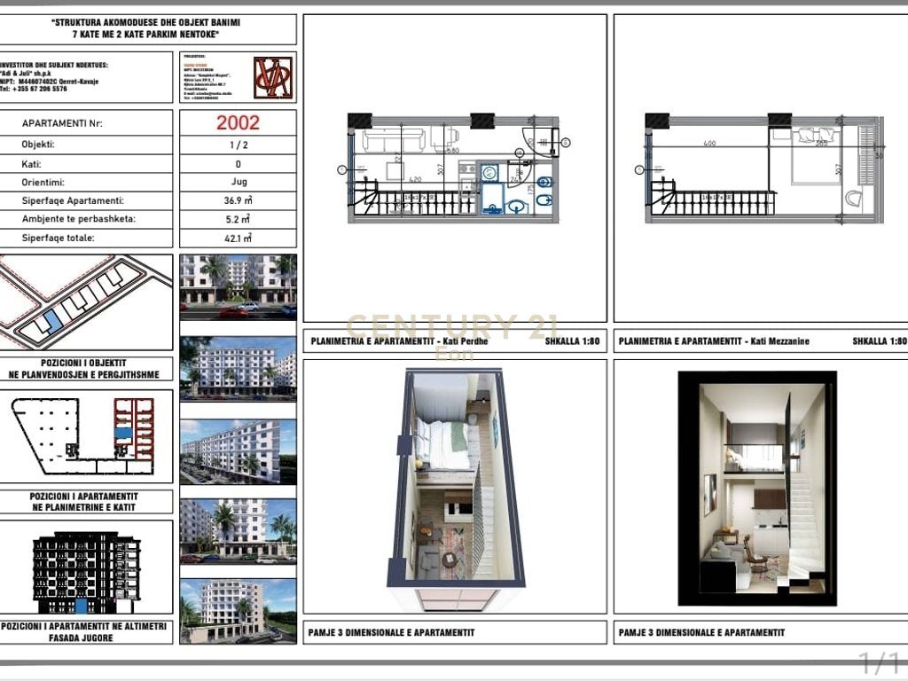 SHITET LOFT NE ZONEN E QERRETIT "BLUE HORIZON" RESIDENCE ! 3