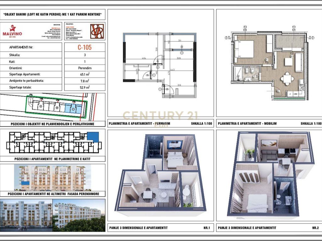 LA MER RESIDENCE NE GOLEM SHITET APARTAMENT 1+1 ! 2