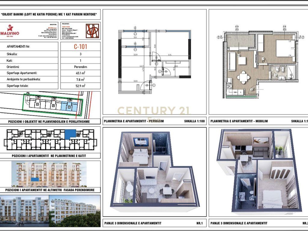 LA MER RESIDENCE NE GOLEM SHITET APARTAMENT 1+1 ! 2