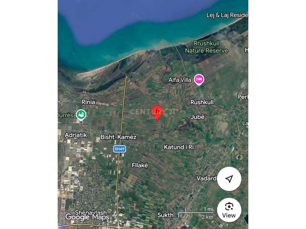 Tokë Për Shitje në Qerret të Durrësit - 108000€ | 14384 m² 1