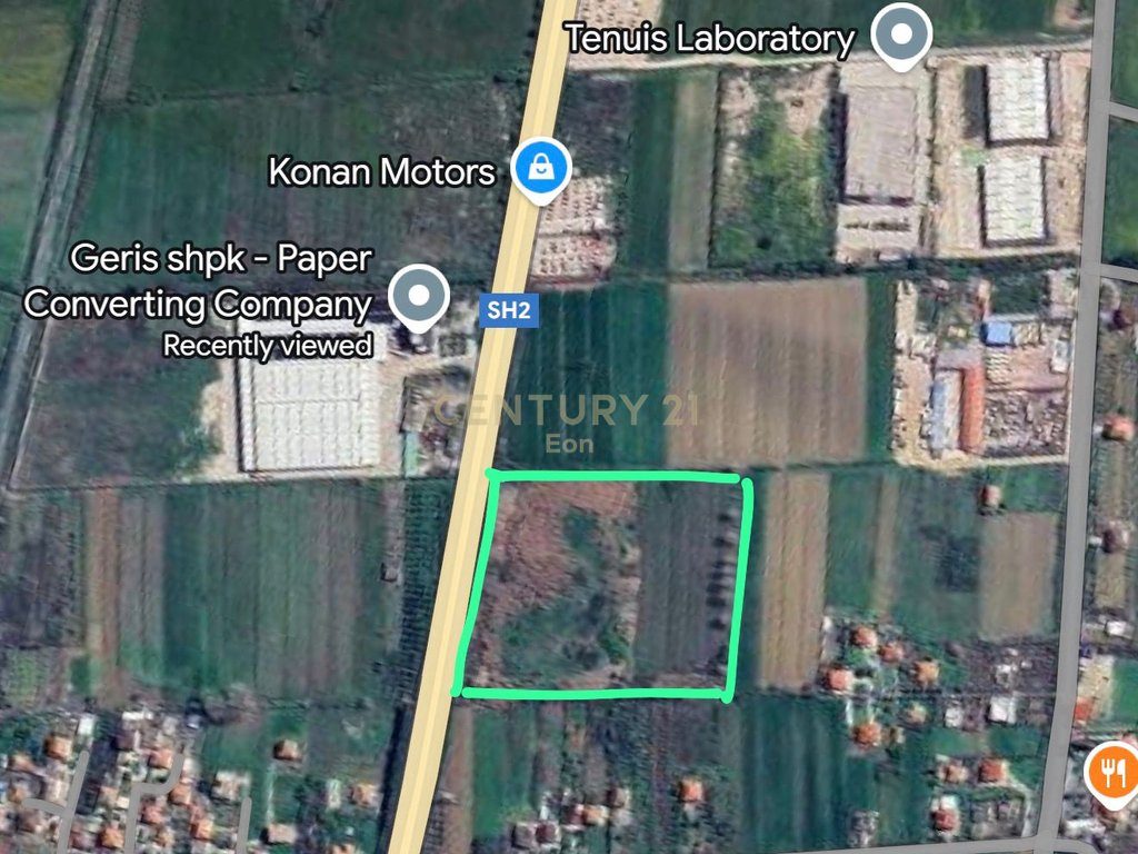 Tokë për Shitje në Autostradën Durrës-Tiranë, 30,530 m², Vijë e Parë ! 2