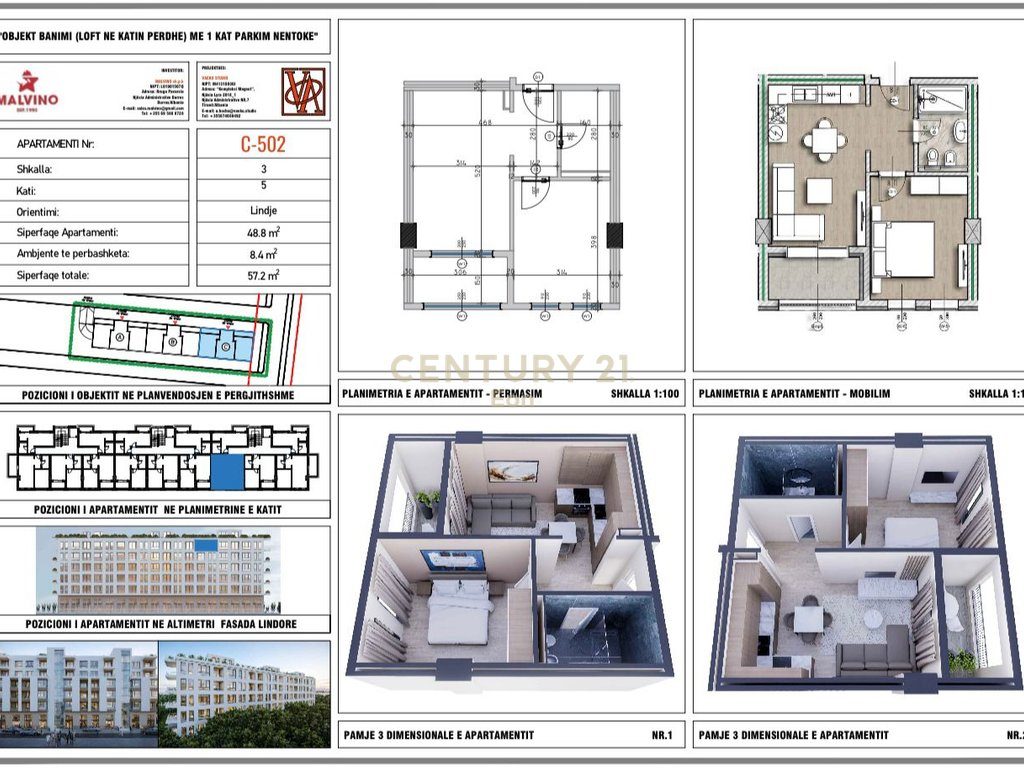 LA MER RESIDENCE NE GOLEM SHITET APARTAMENT 1+1 ! 2