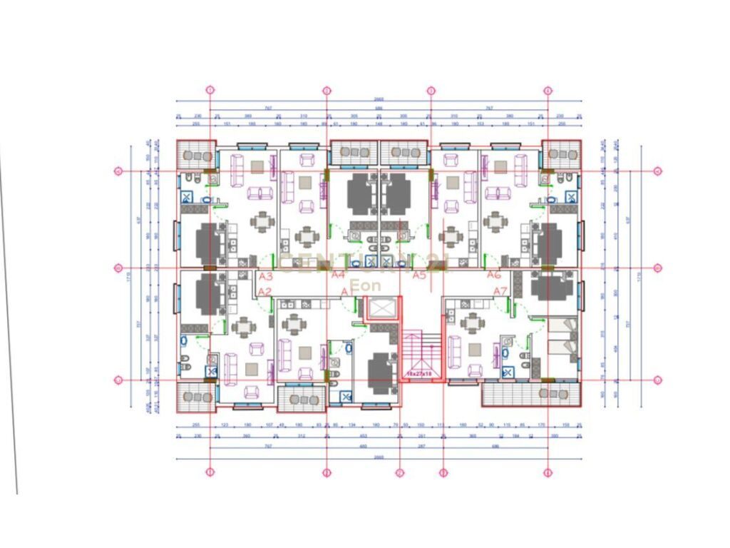 SHITET APARTAMENT 1+1 NE GOLEM TEK REZIDENCA 'ORIENTAL 2'!