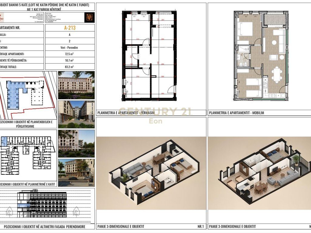 SHITET APARTAMENT 2+1 , MIDDALE RESIDENCE, PAGESE ME KESTE NE MALIN E ROBIT !