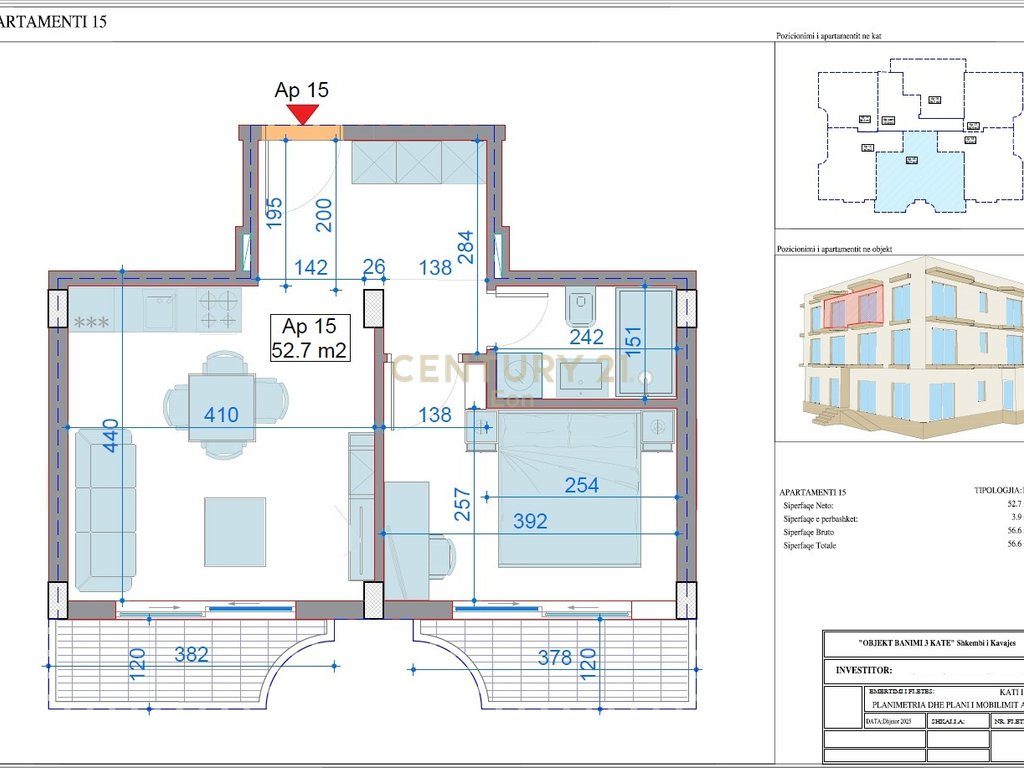 Shitet apartament 1+1 tek Shkembi i Kavajes, Durres! (Mundesi pagese me keste) 3