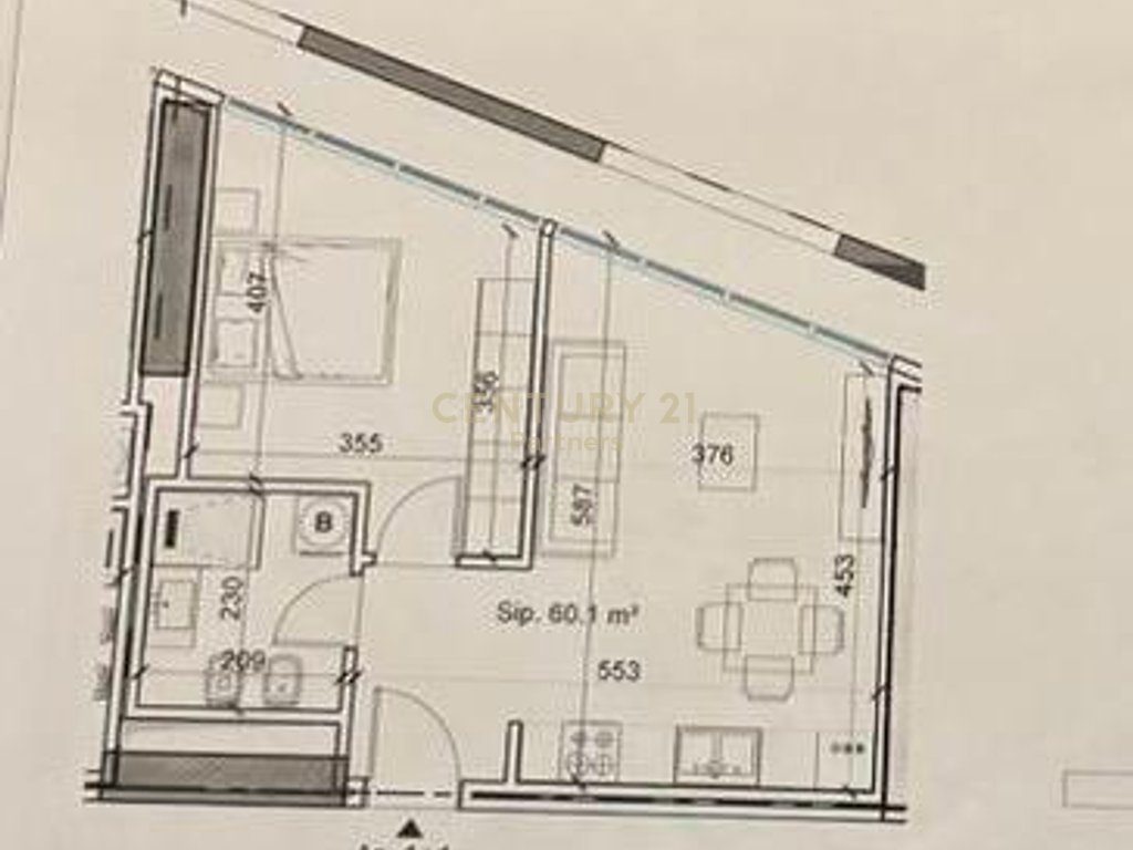 SHESIM APARTMENT 1+1 PLUS PARKING SPACE AT TIRANA TOWER! 3