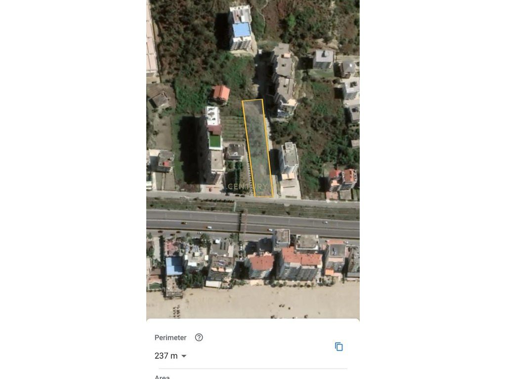 BUILDING PERMIT 170 METERS FROM THE SEA TO THE KAVAJË ROCK
