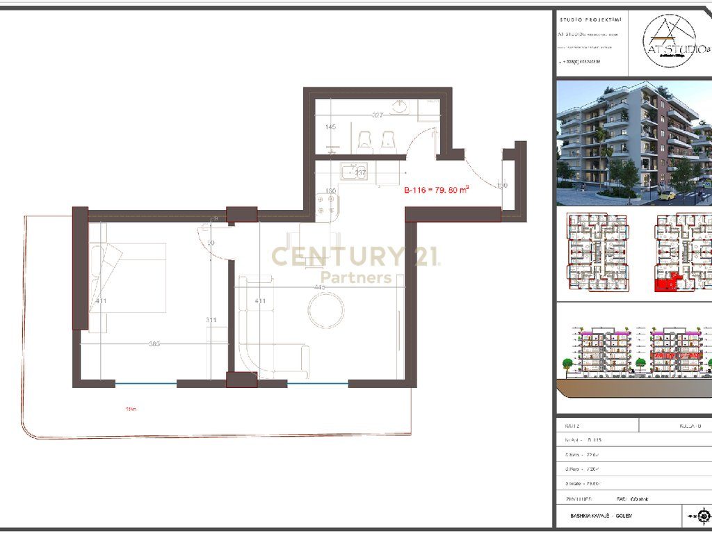 APARTMENT 1+1 FOR SALE IN GOLEM – CLEARANCE PRICE, NEAR THE BEACH 4