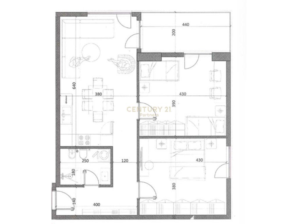 APARTMENT 2+1 FOR SALE IN KAMËZ – NEW CONSTRUCTION 3