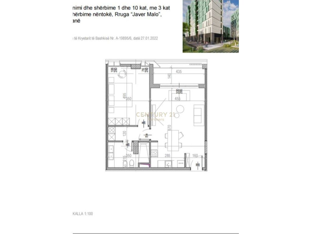 Shesim Apartment 1+1 at Tirana RiverSide Residence, JAVER MALO street, Tirana! 4