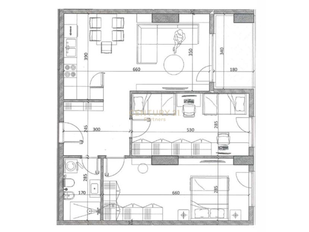 2+1 APARTMENT FOR SALE IN KAMËZ CENTER – NEW CONSTRUCTION 3