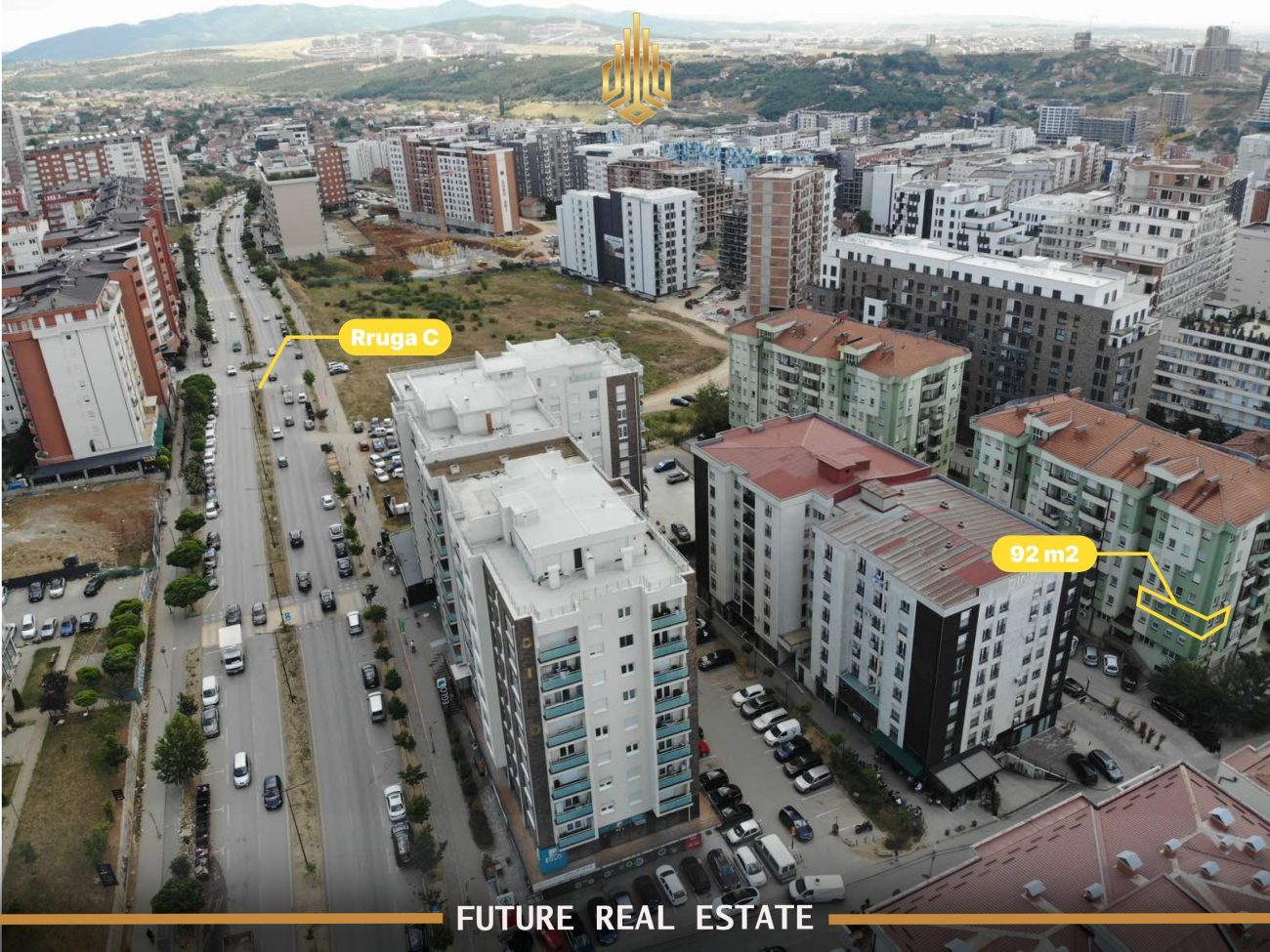 Banesë në SHITJE – 2 dhoma gjumi – Prishtinë – Rruga C
