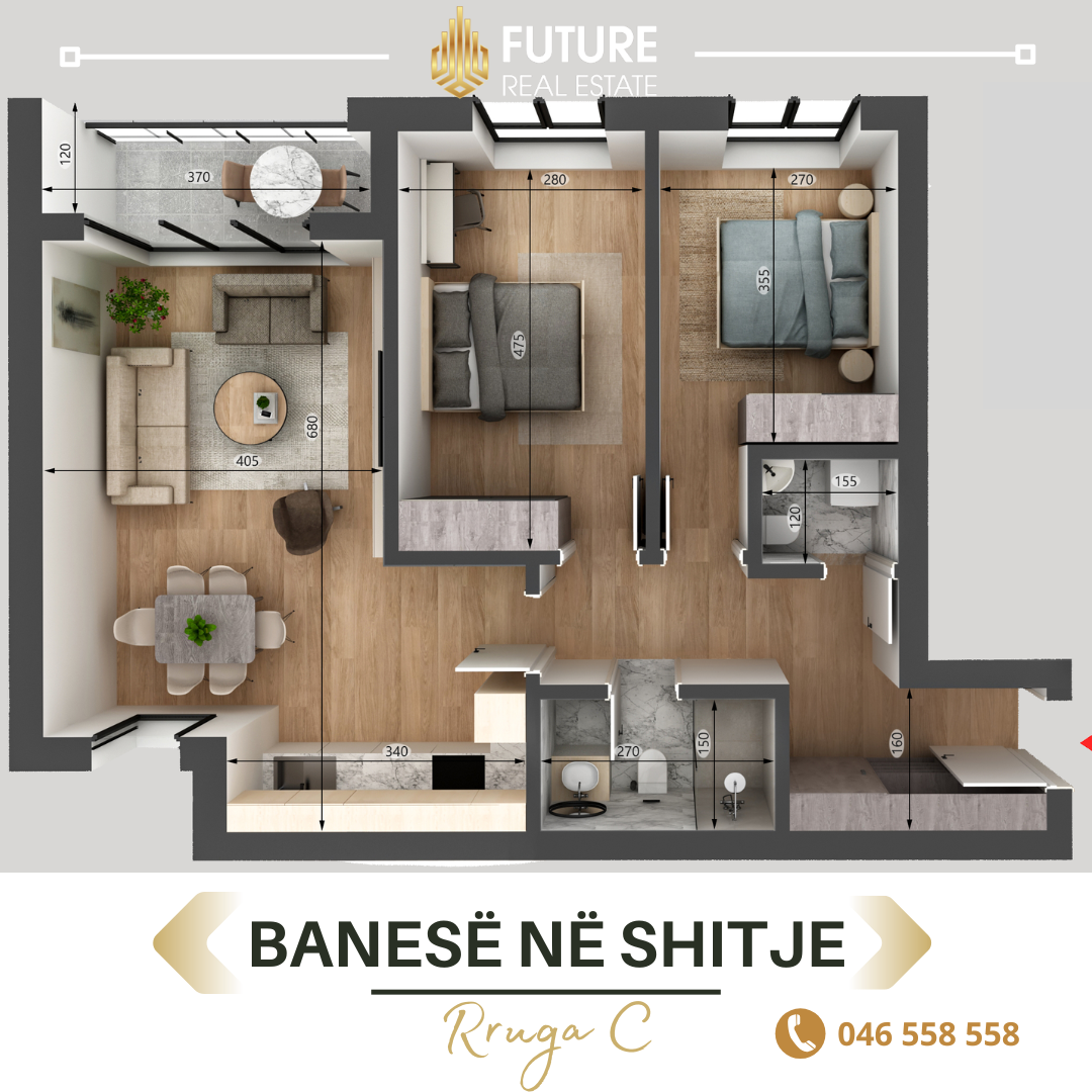 Banesë në SHITJE/87.55m²