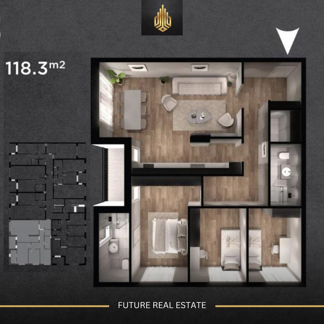 Banesë në SHITJE/102m², 118.3m² 1