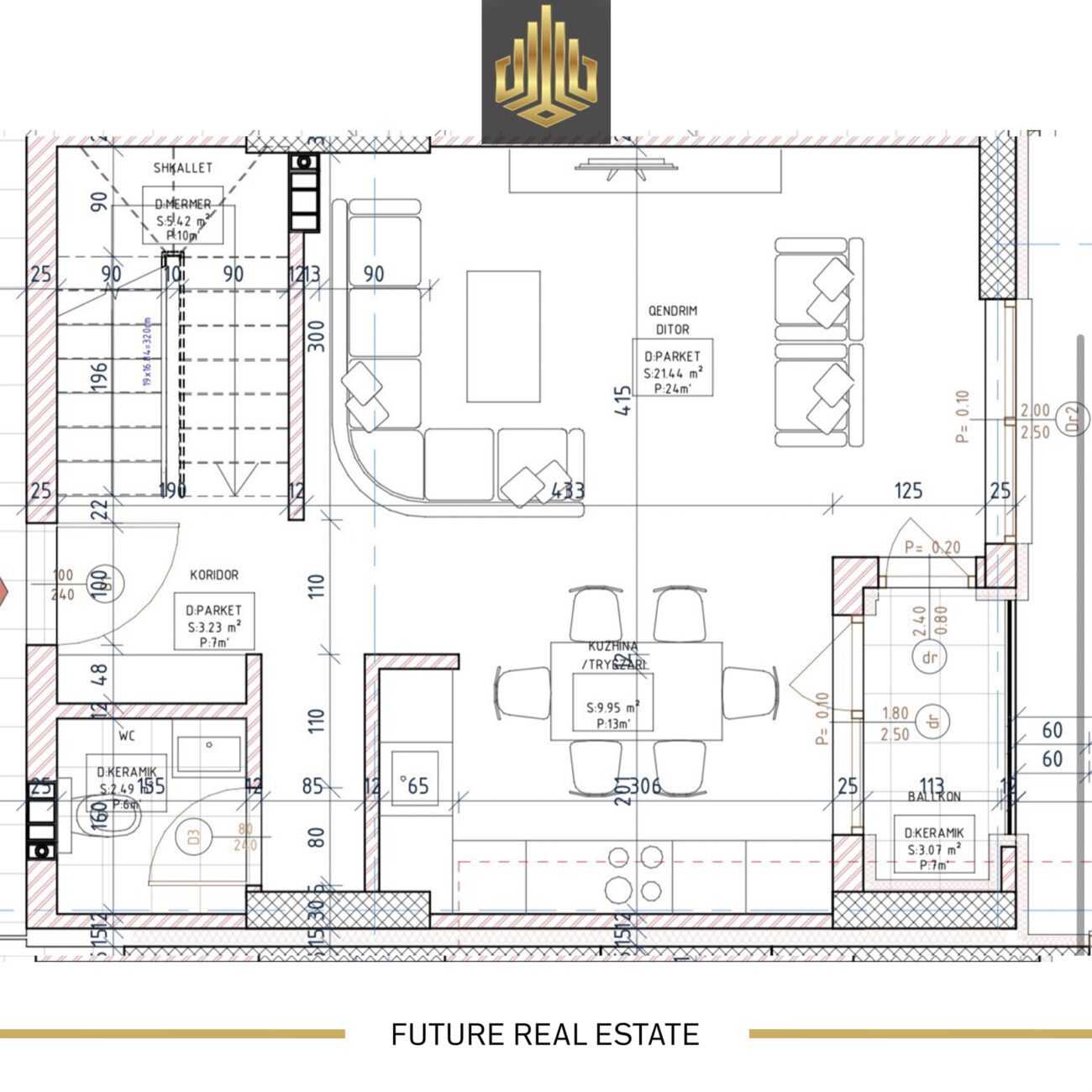 Duplex në SHITJE/107m2 3