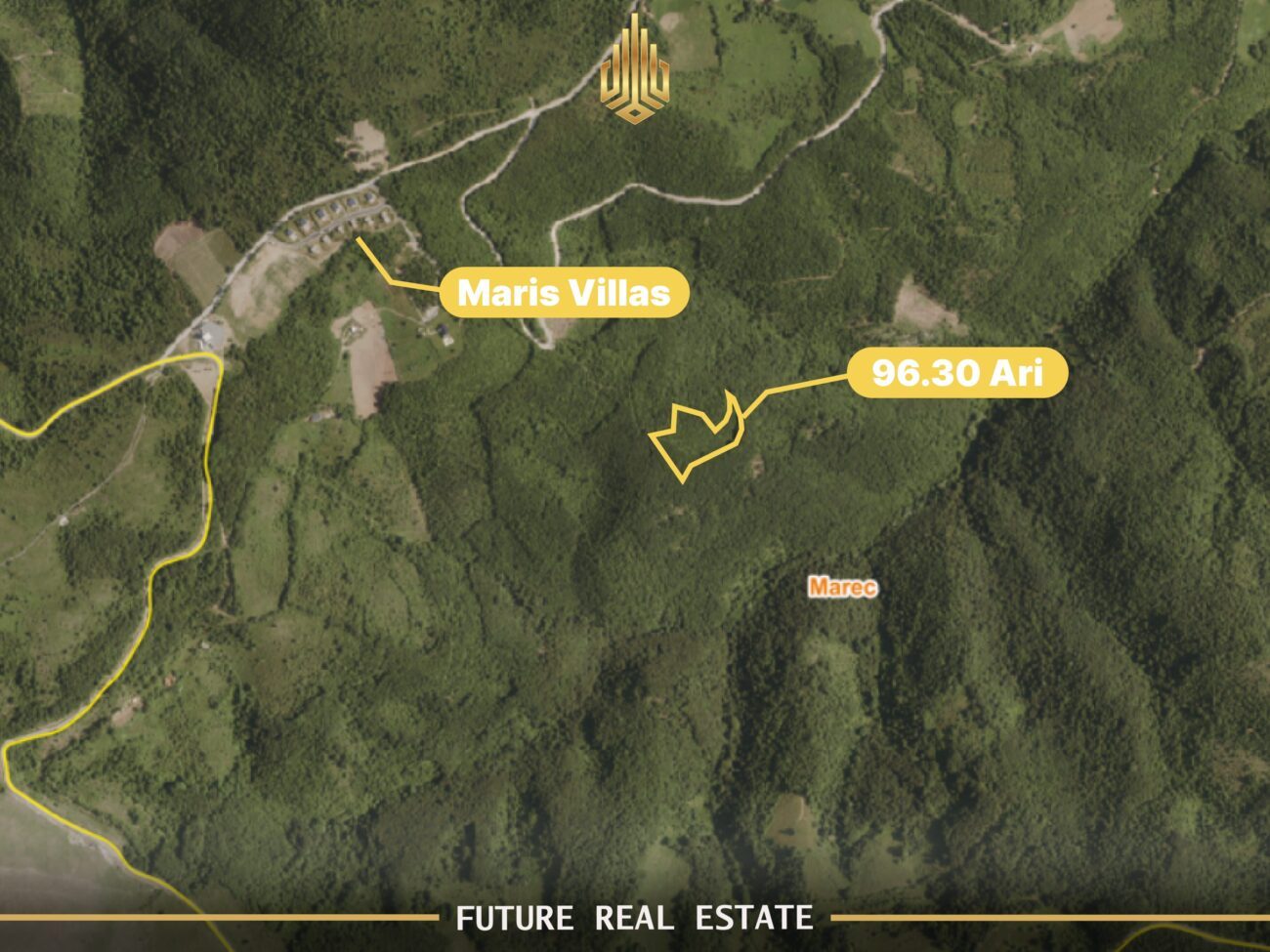 Shitet parcelë në fshatin Marec – 96.30 ari – 35 km nga Prishtina. 1