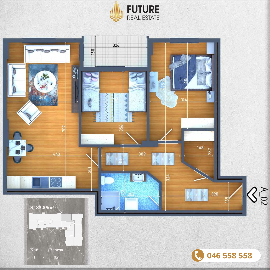 Banesë në SHITJE/85.85m²