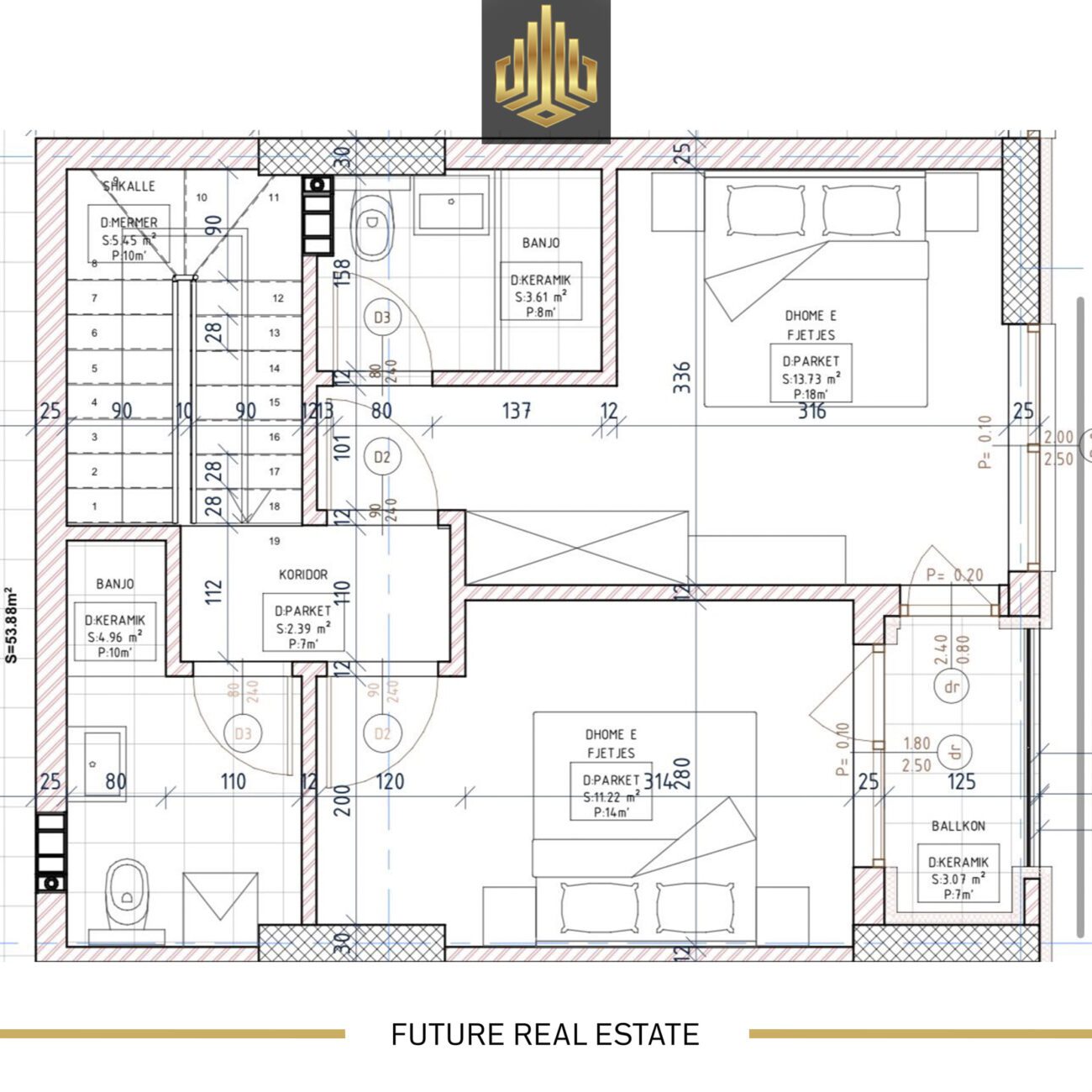 Duplex në SHITJE/107m2 2
