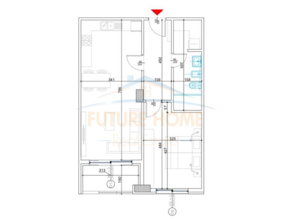 Shitet, Apartament 1+1, Liqeni i Thate