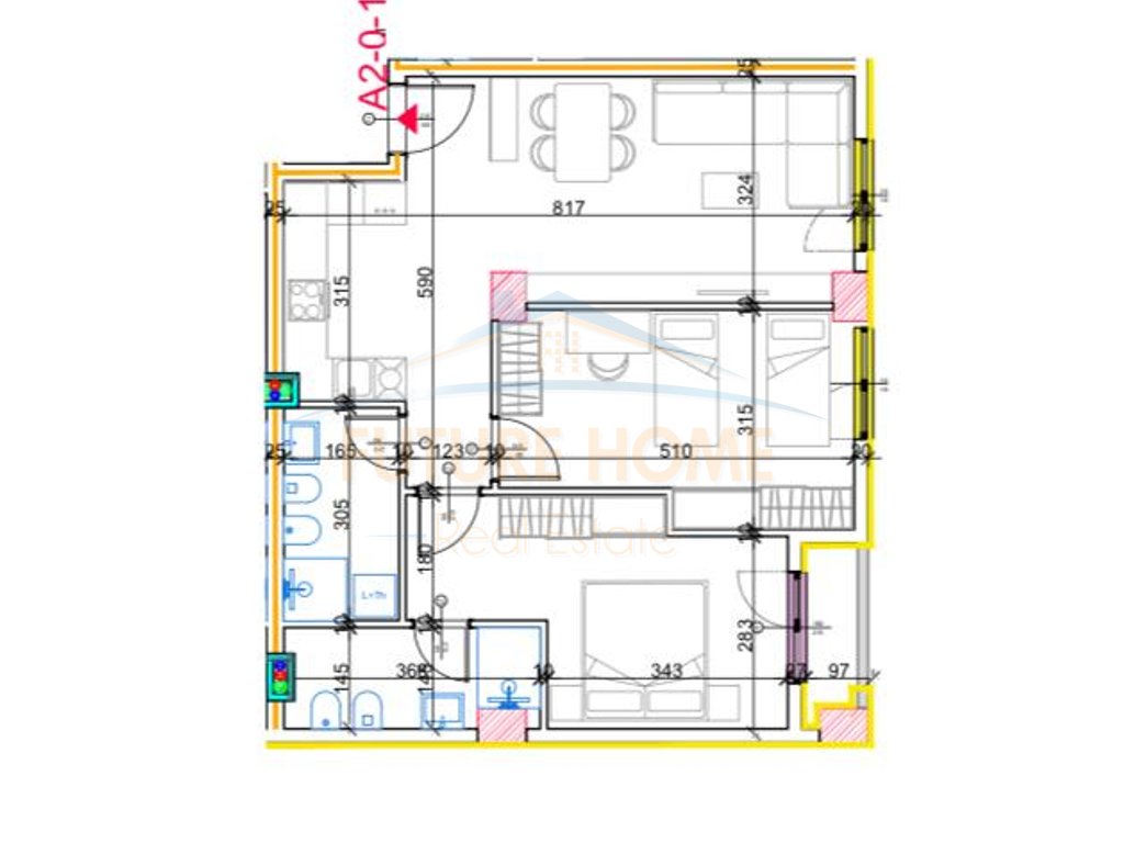Shitet, Apartament 2+1+2, Kompleksi Aluna, Paskuqan.
